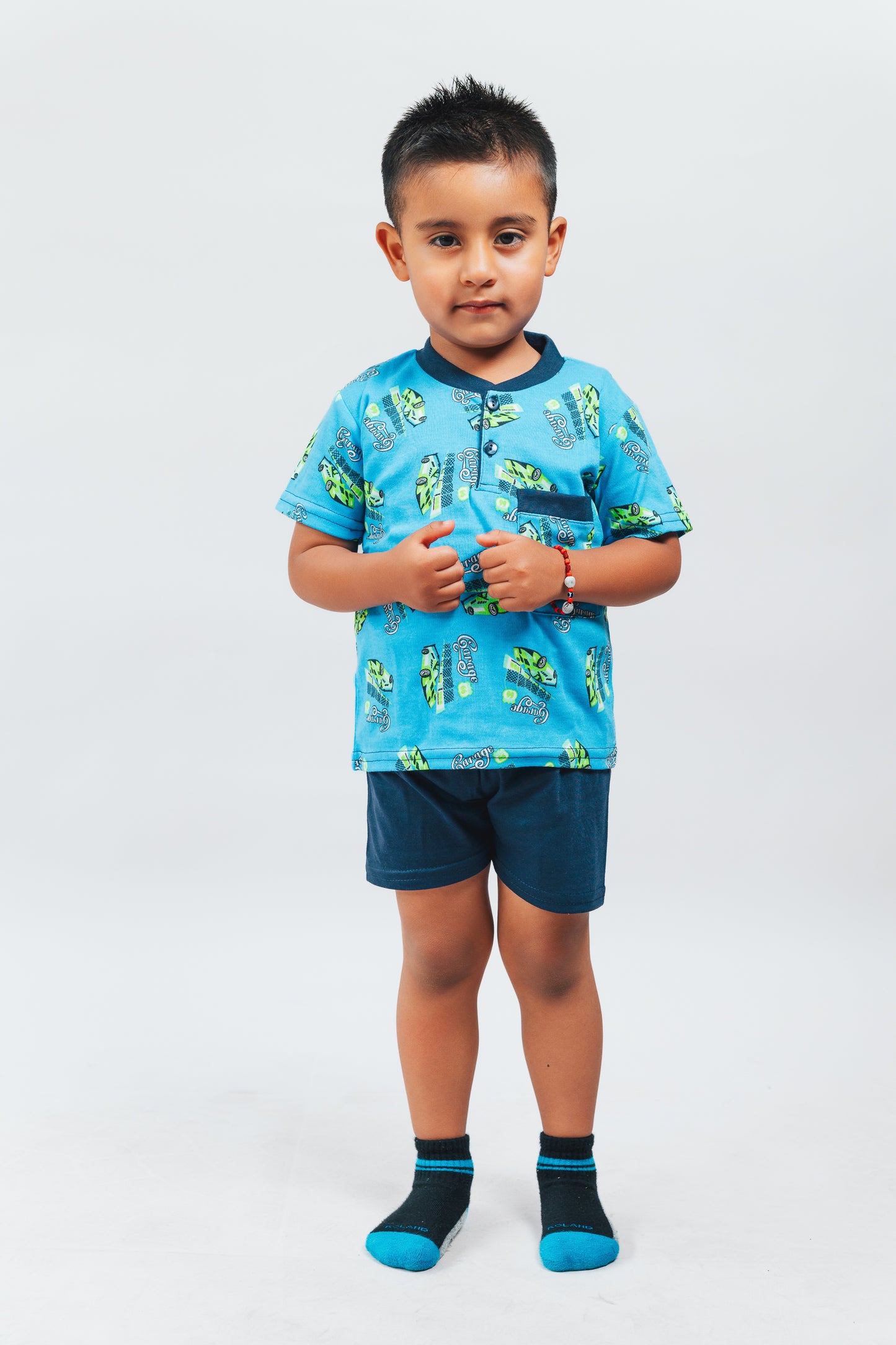 Pijama Camiseta + Short Niño Estampado