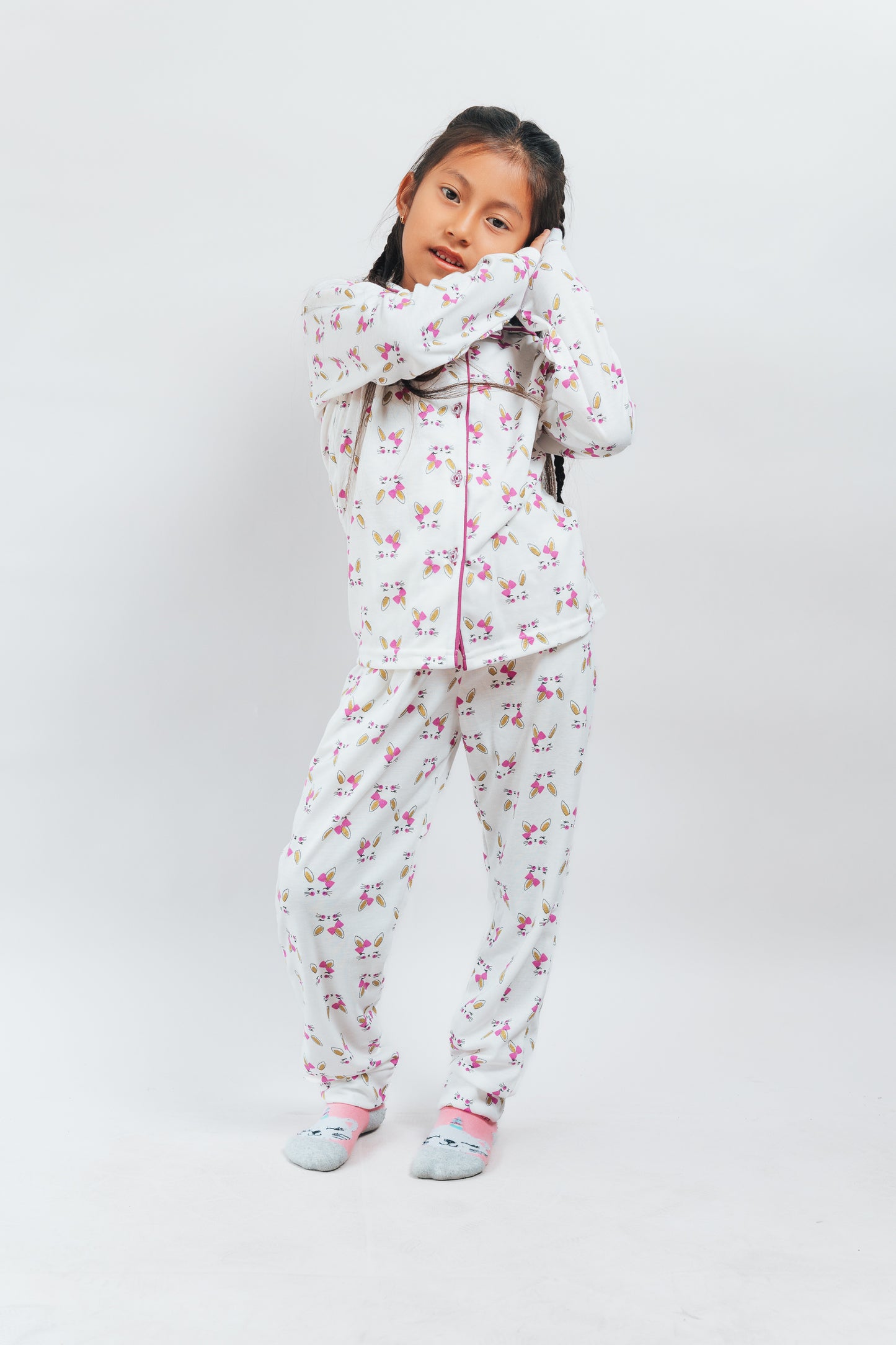 Pijama Abierta Estampada