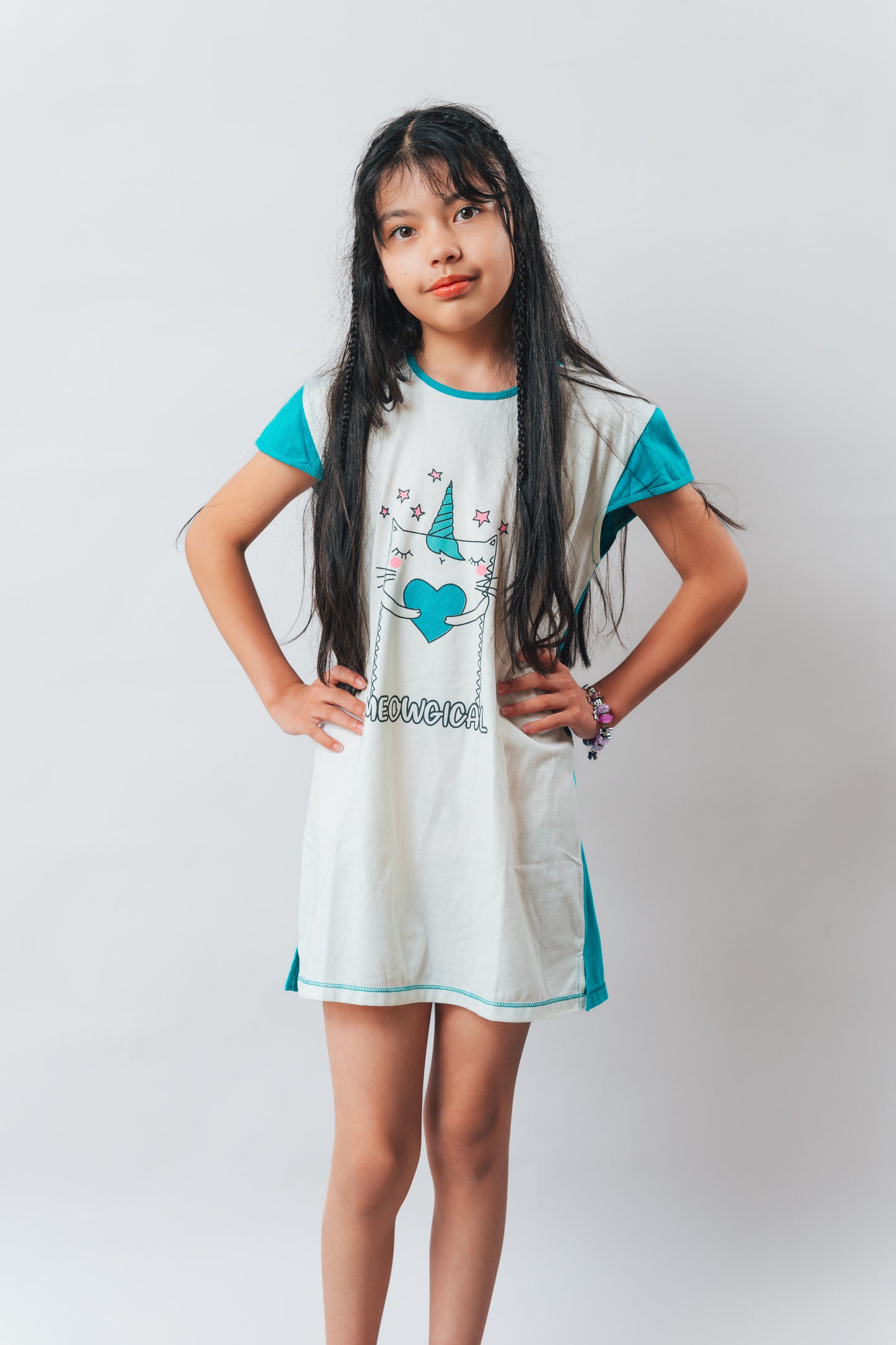 Bata Manga Corta Niña