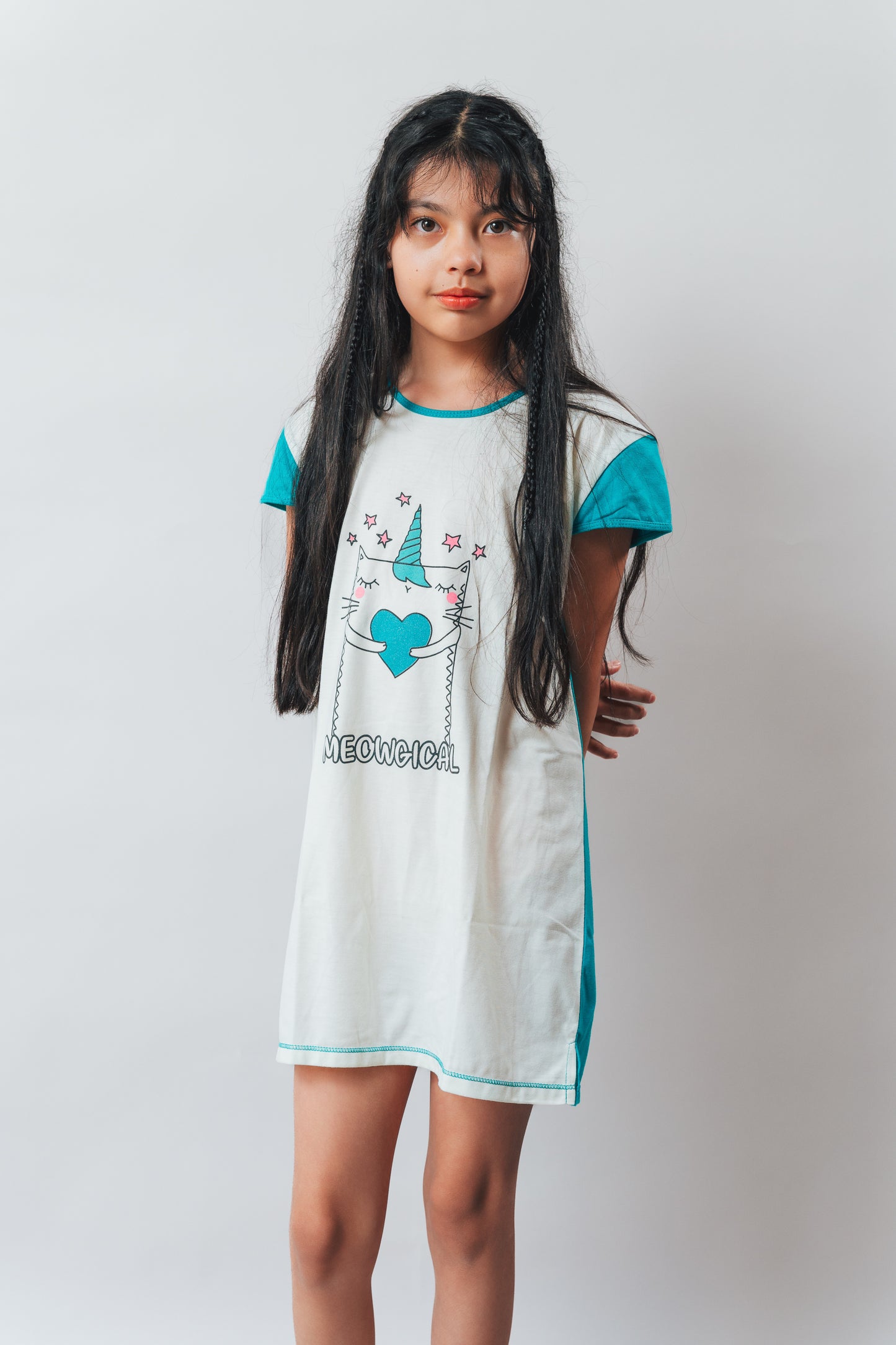 Bata Manga Corta Niña